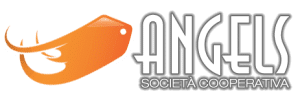 Logo Angels Societa cooperativa Bianco