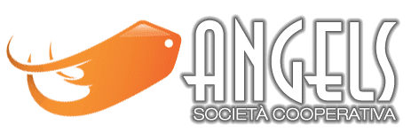 Logo Angels Societa cooperativa Bianco